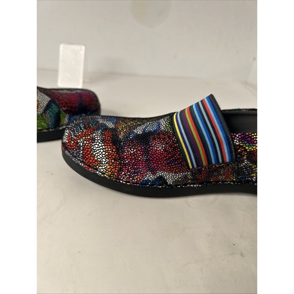 Alegria Womans 40/9.5 Glee Monarch Mosaic Butterfly GLE-389 Nurse Comfort Loafer - Picture 14 of 16